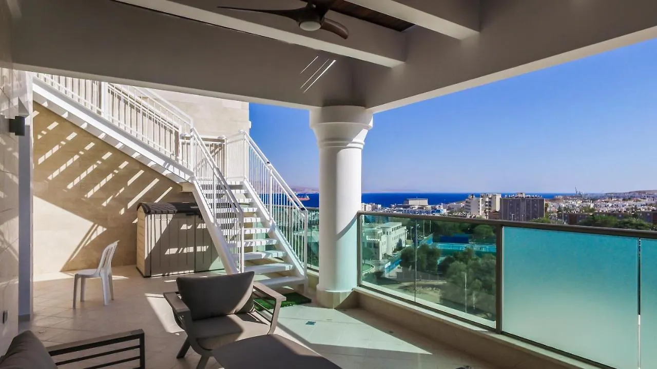 Exclusif Golf Penthouse With Private Pool Apartment Eilat